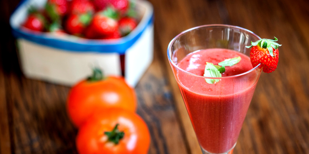 gazpacho de fresas